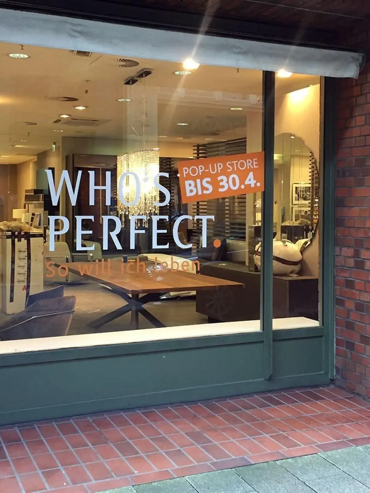 Filiale von Who's Perfect in Hamburg.