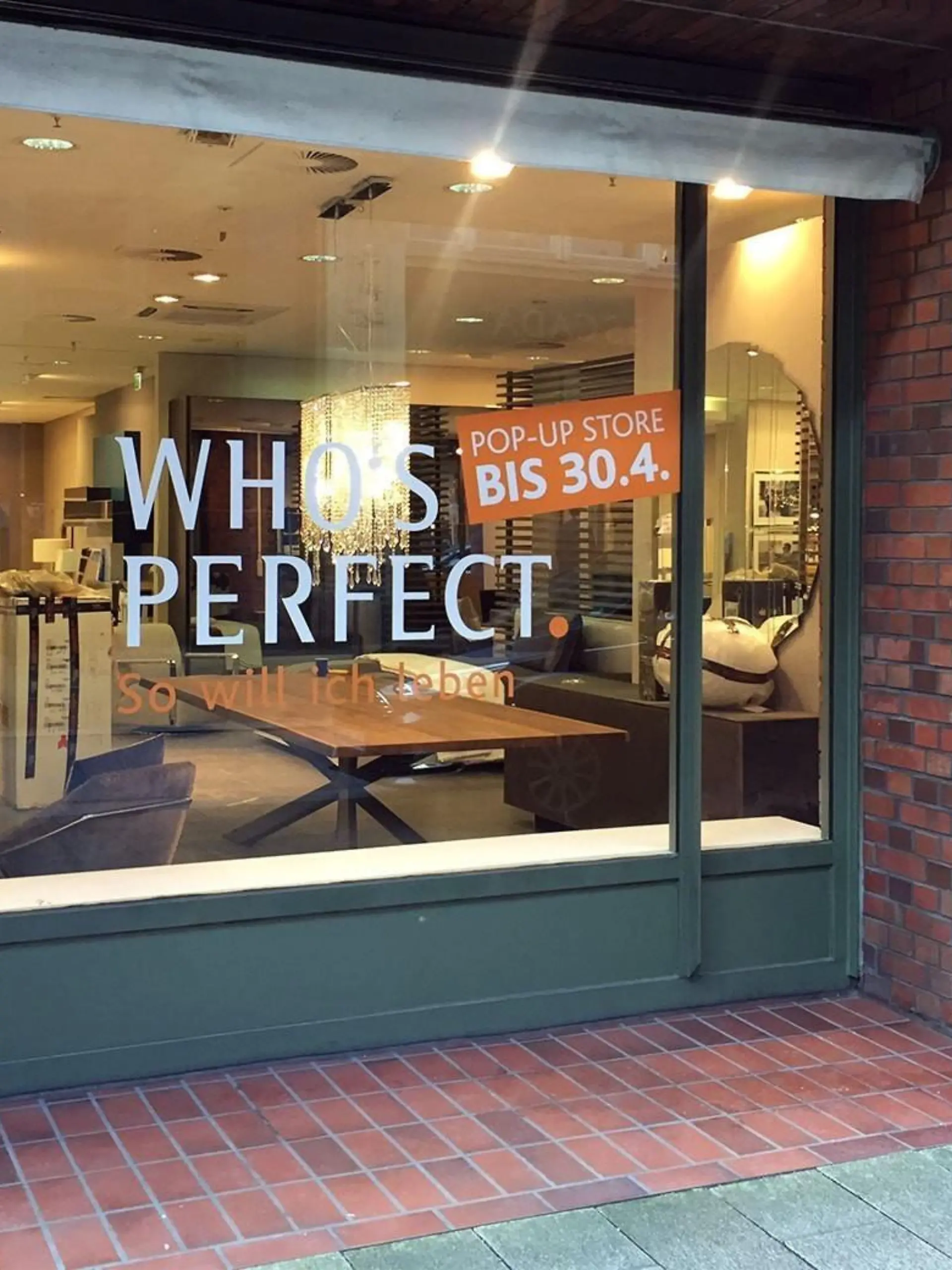 Filiale von Who's Perfect in Hamburg.