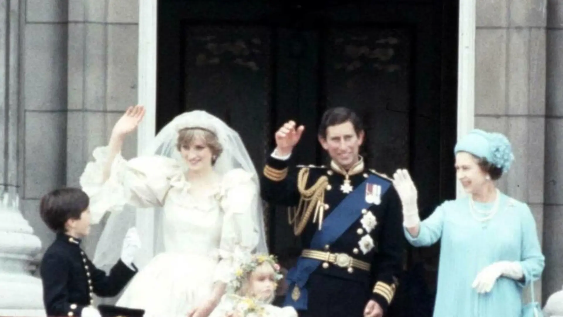 Prinz Charles und Lady Di am Tag ihrer Hochzeit
