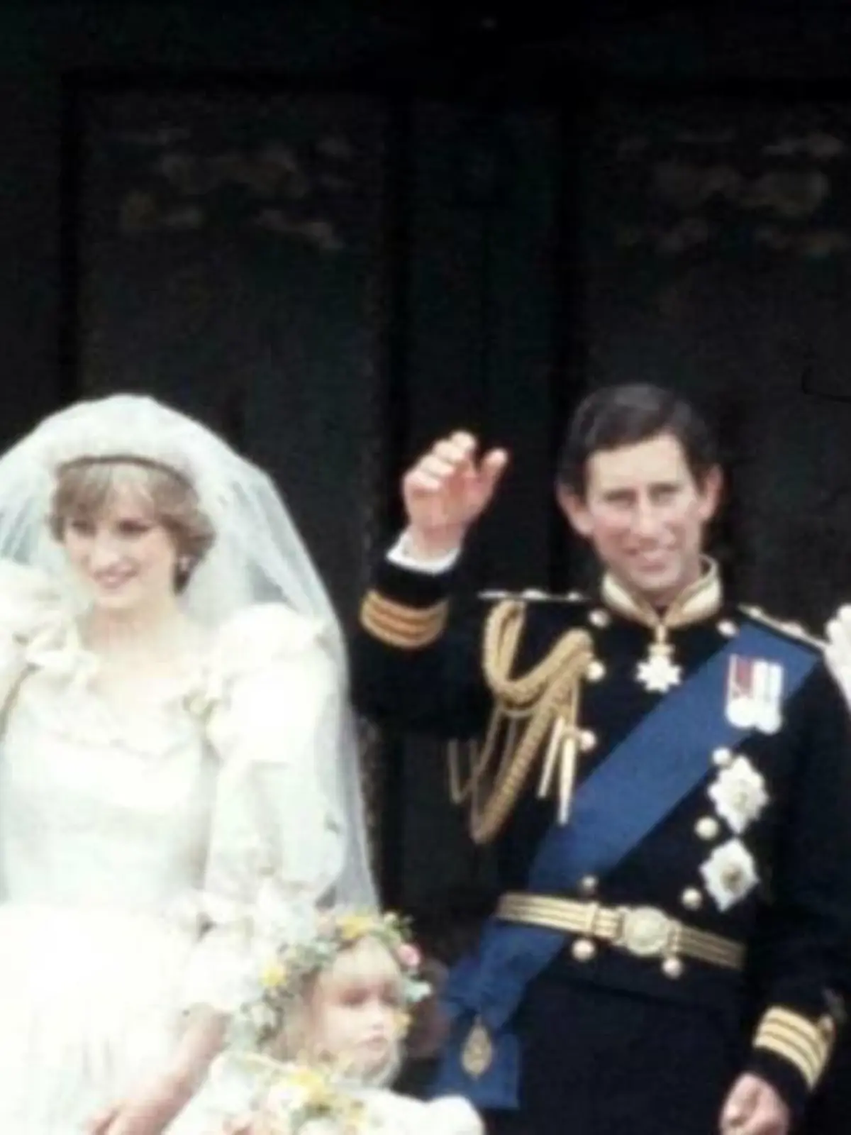 Prinz Charles und Lady Di am Tag ihrer Hochzeit