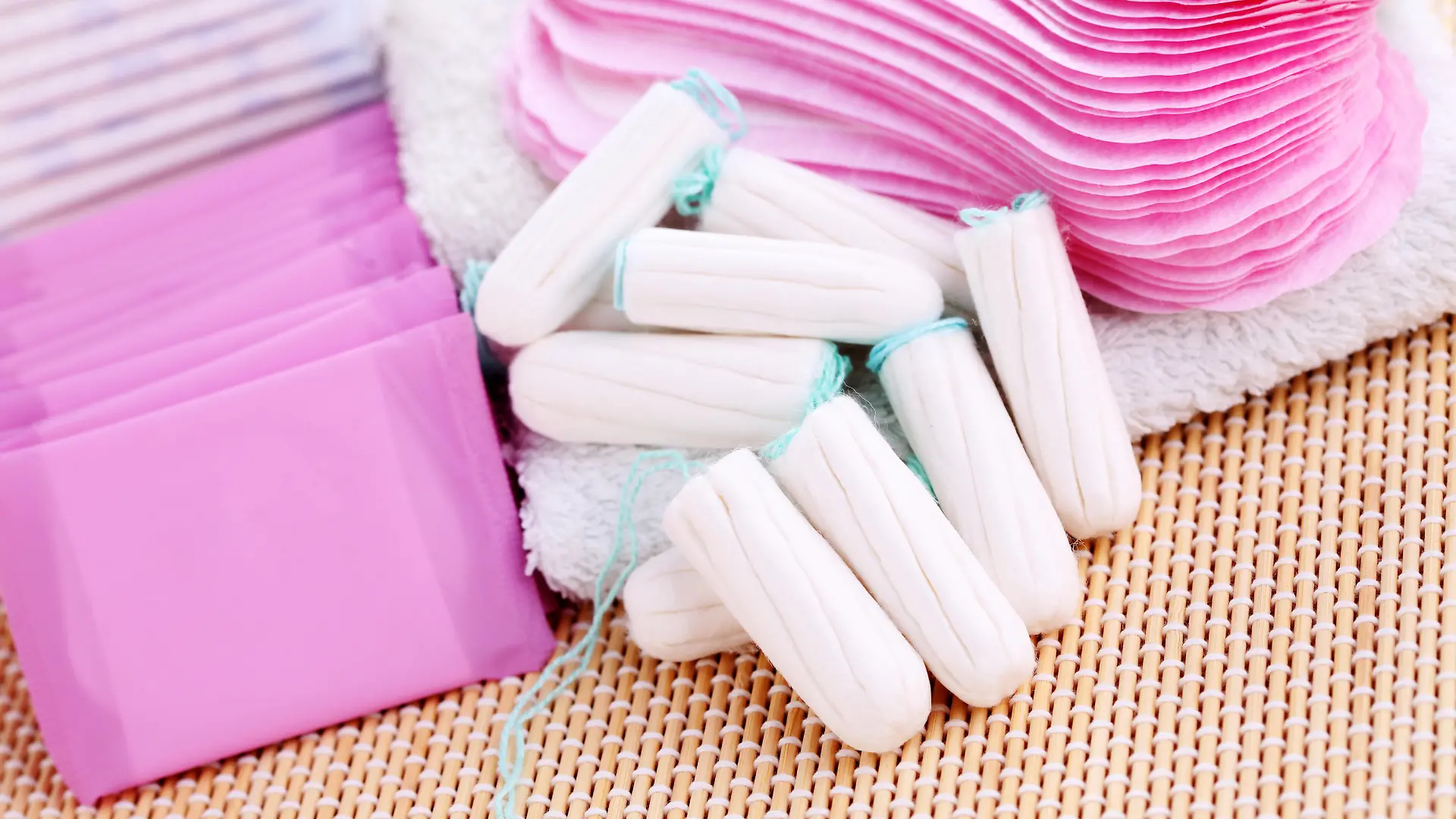 Tampons und Binden