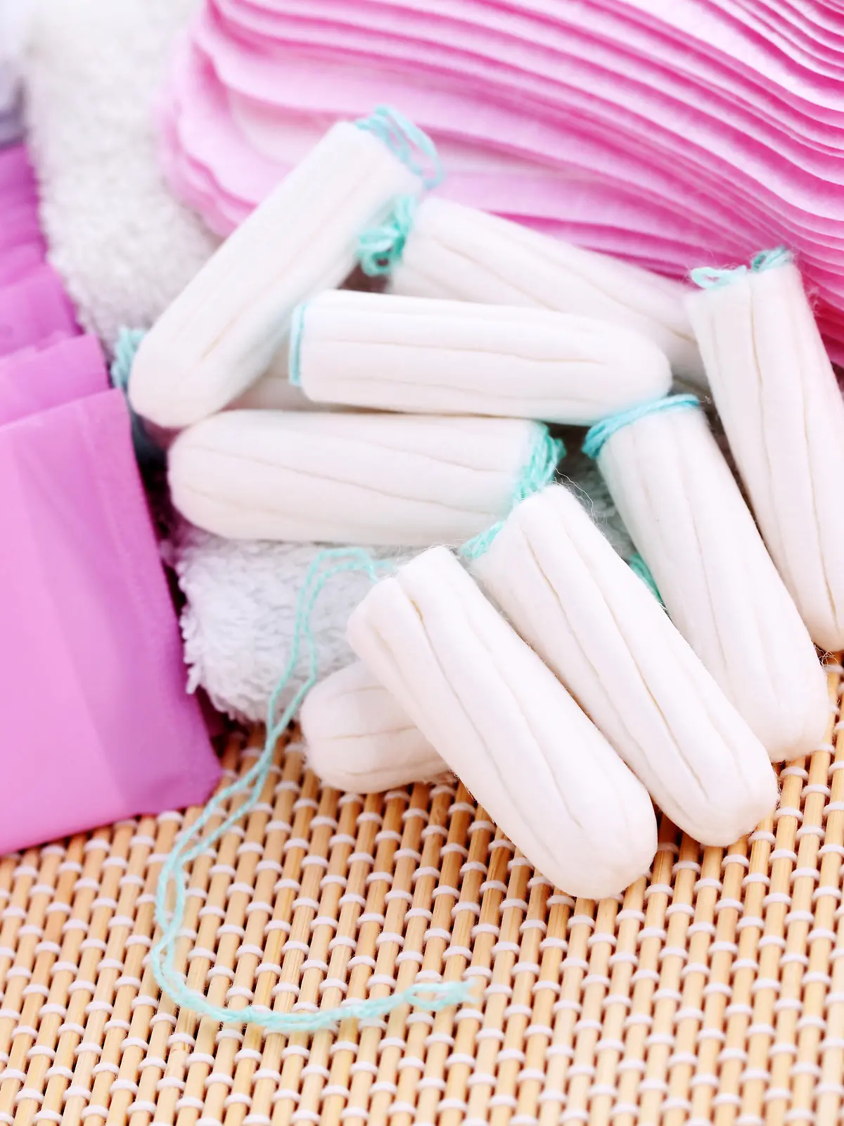 Tampons und Binden
