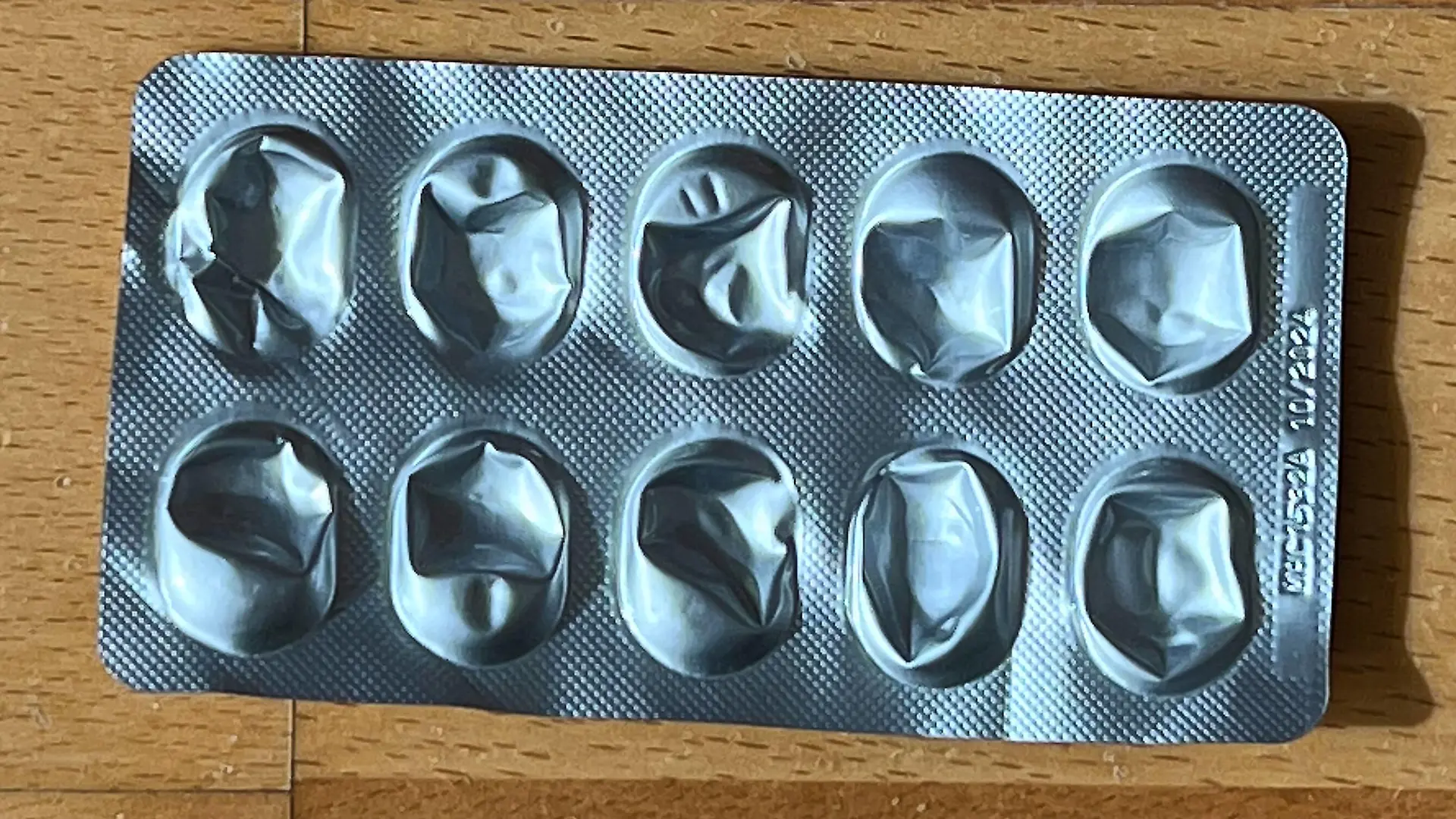Empty drugs on Aug 14, 2022 in Pfaffenhofen, Germany.