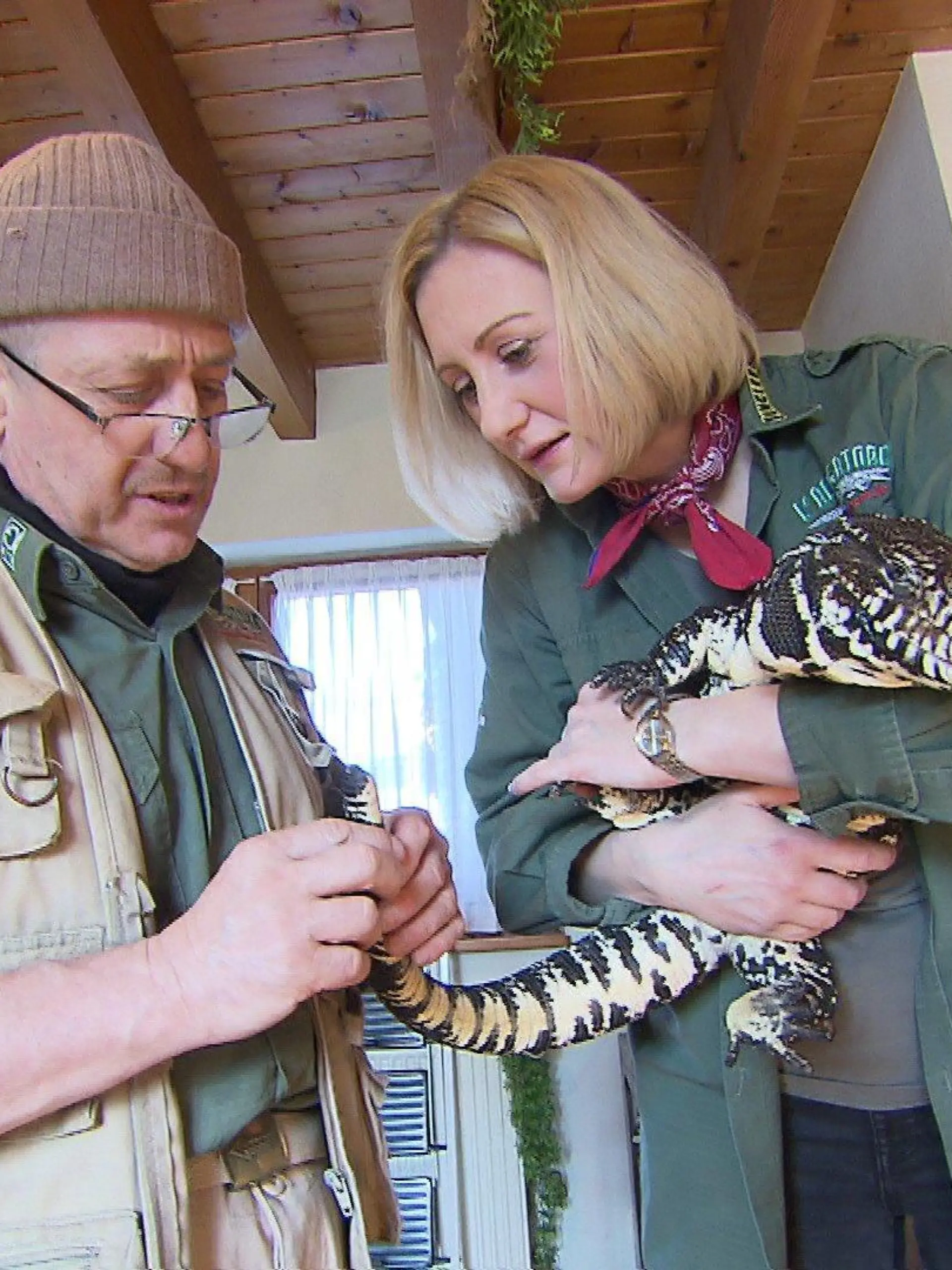 Tiertrainer Orazio Martino hält Reptilien in seinem Wohnhaus
