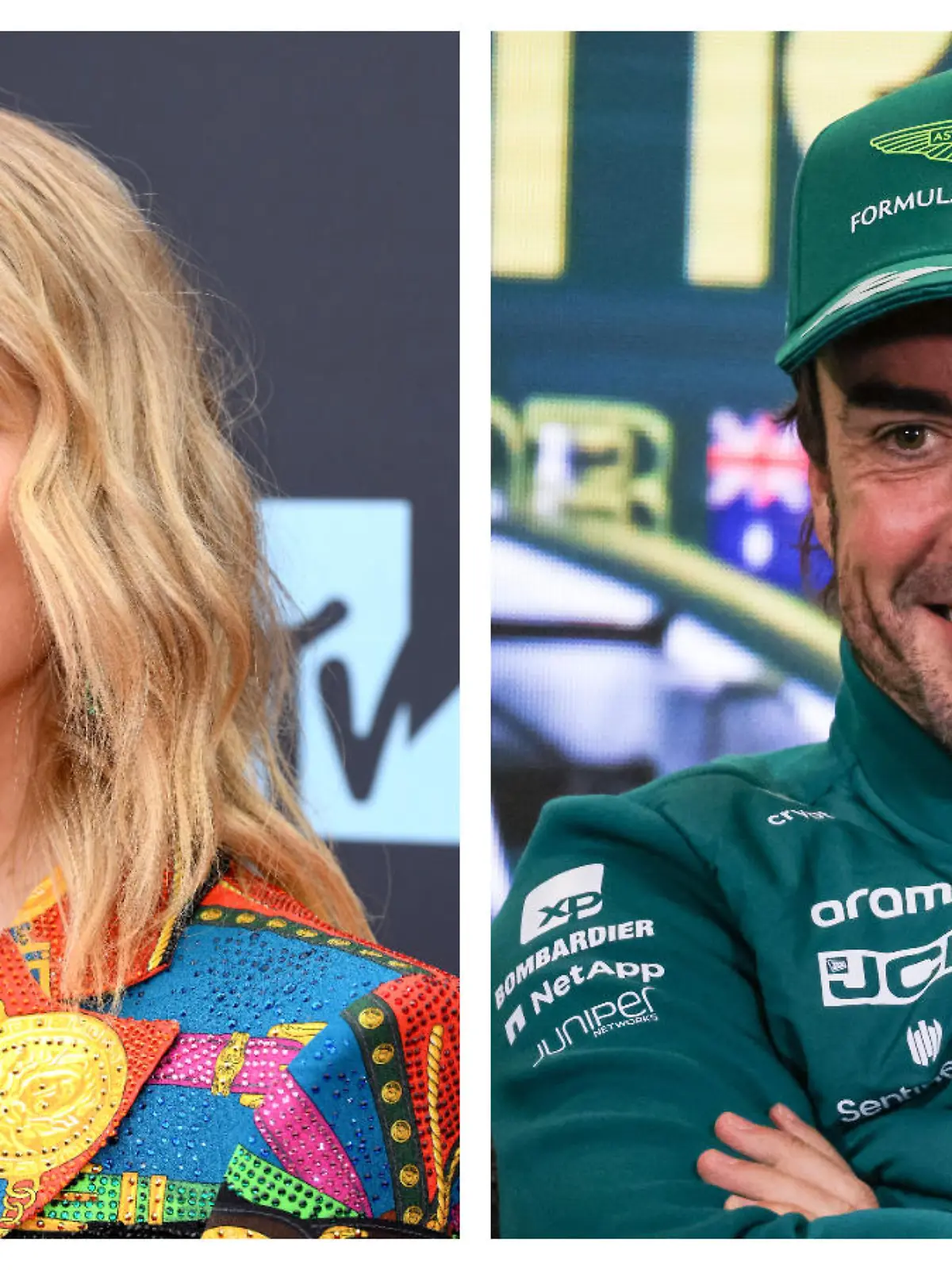 Taylor Swift und Fernando Alonso