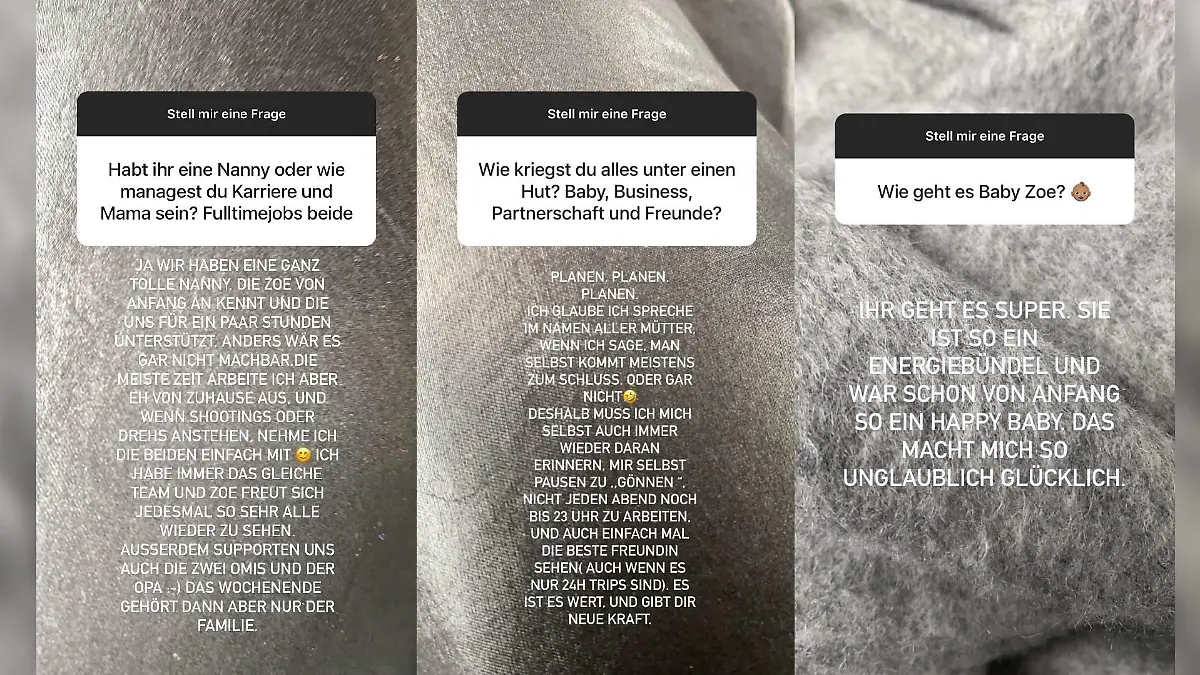 Eigentlich hält Lena Gercke Details über ihre Tochter zurück, doch nun beantwortete das Model einige Fragen rund um das Leben mit der kleinen Zoe.