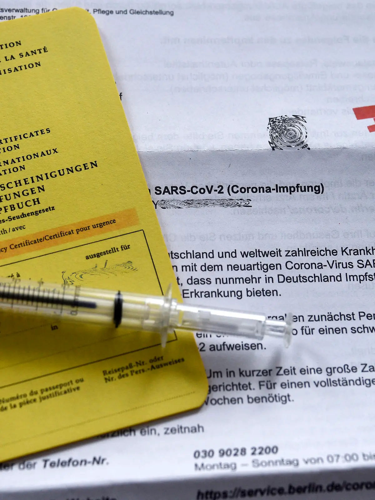 Einladung zum Impfen gegen Corona.