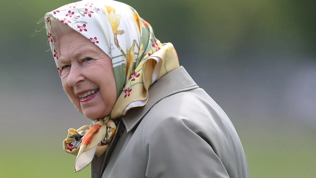 ARCHIV - 09.05.2019, Großbritannien, Windsor: Die britische Königin Elizabeth II. besucht die Royal Windsor Horse Show. Sie und Prinz Philip waren 73 Jahre verheiratet. Ihr Ehemann starb am 09.04.2021 im Alter von 99 Jahren. (zu dpa-Korr «Tod von Prinz Philip: Wie schwer ist der Verlust für die Queen?») Foto: Andrew Matthews/PA Wire/dpa +++ dpa-Bildfunk +++