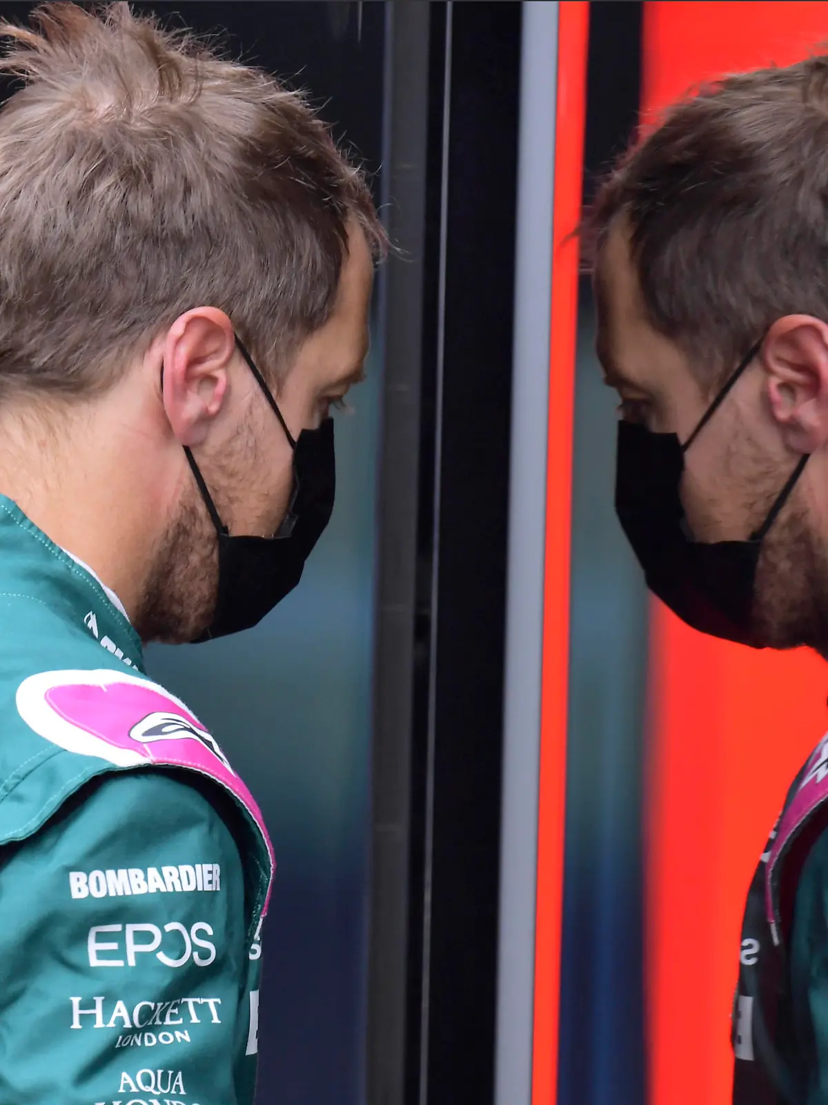  VETTEL Sebastian Aston Martin F1 Team FIA Formel 1 Saison 2021 in Imola am 17. 04. 2021 in Imola *** VETTEL Sebastian Aston Martin F1 Team FIA Formula 1 Season 2021 at Imola on 17 04 2021 at Imola