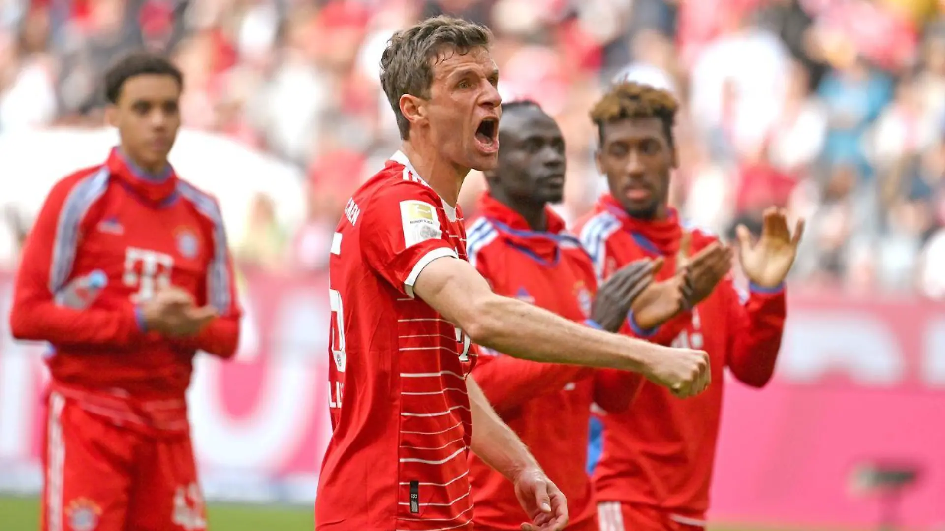 Thomas Müller sieht den FC Bayern wieder auf Meister-Kurs.