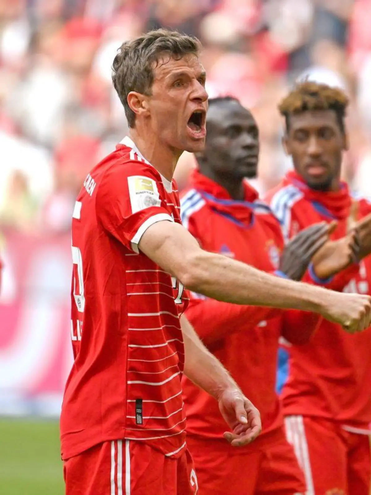 Thomas Müller sieht den FC Bayern wieder auf Meister-Kurs.