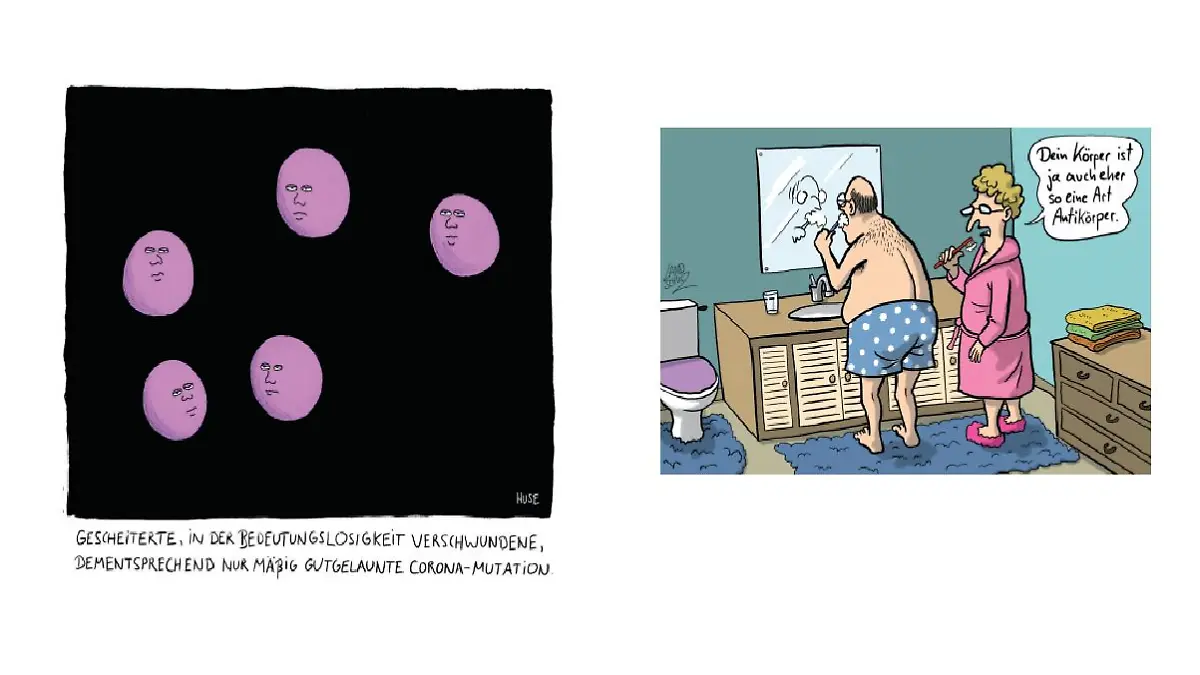 Cartoons aus dem Buch "Die große Freiheit - Cartoons für nach Corona"