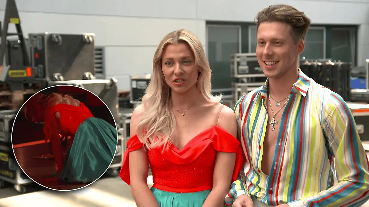 Beim Jive sackt Valentina Pahde zusammen Knallhartes "Let's Dance"-Training