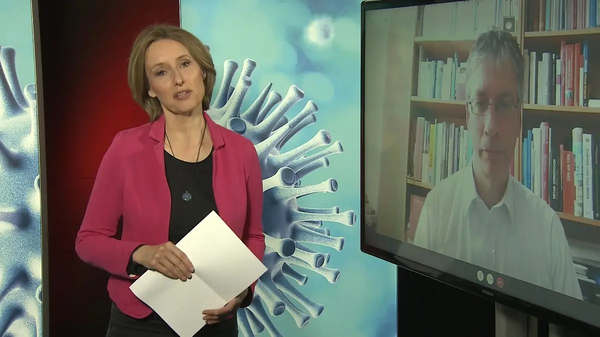 Ist Infektion mit zwei Varianten möglich? Zuschauerfragen an Epidemiologen Prof. Ulrichs