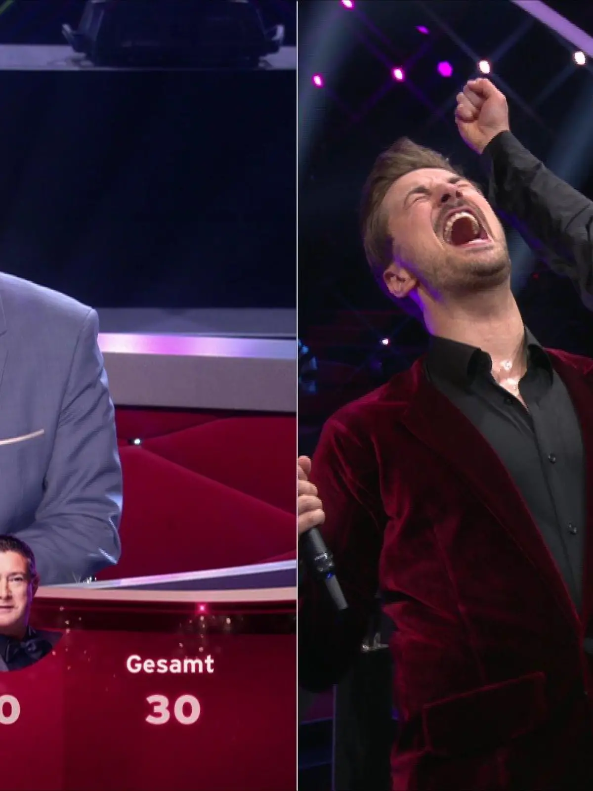 Diesen Anblick gibt's nicht allzu oft: Joachim Llambi zückt die 10er-Kelle für Nicolas und Vadim