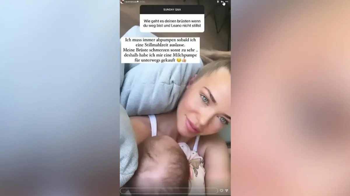 Der kleine Leano wächst und gedeiht! In einer kleinen Sonntags-Fragerunde gibt Laura Maria ihren Fans auf Instagram ein süßes Baby-Update