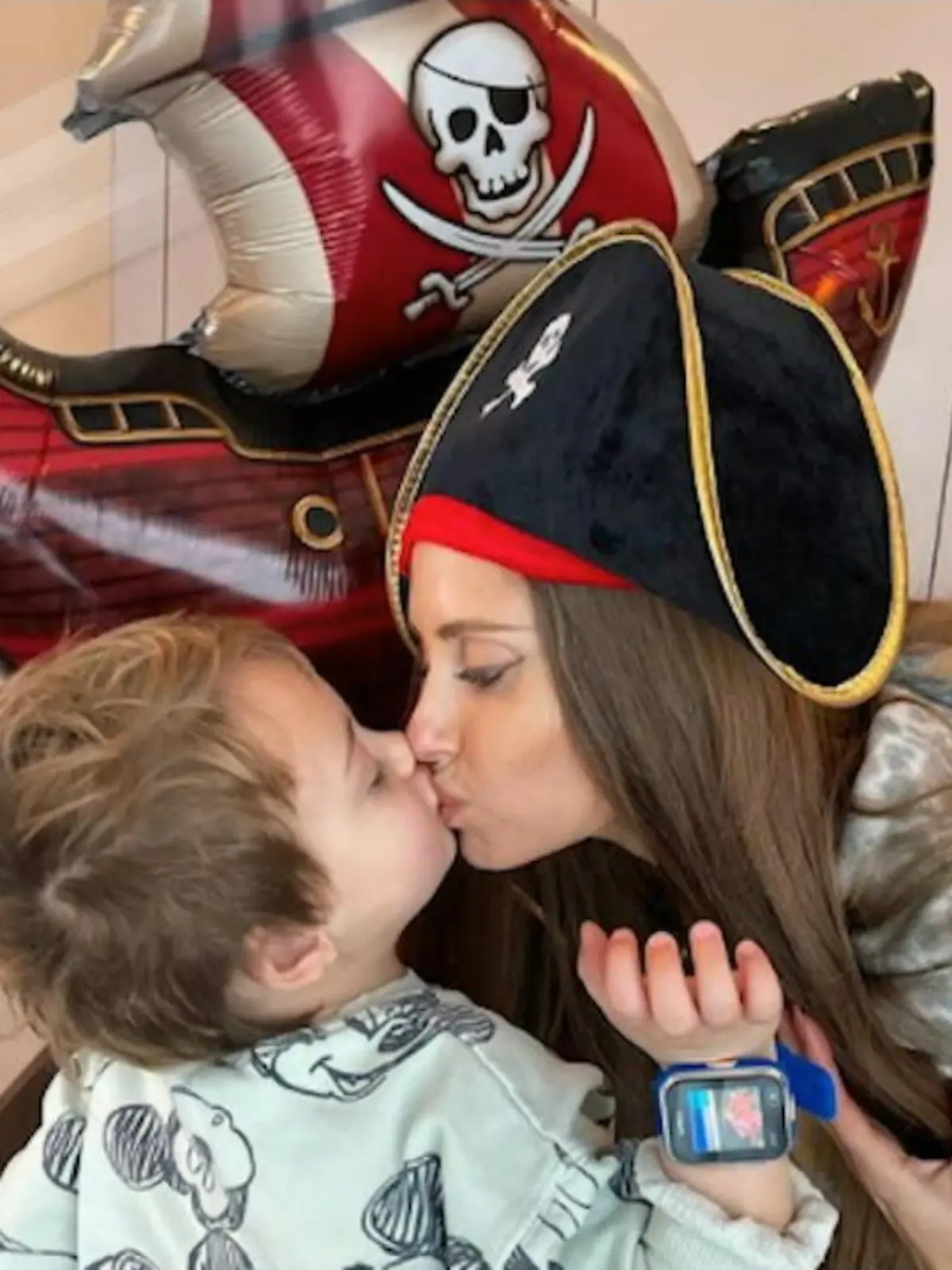 Cathy Hummels und Sohn Ludwig