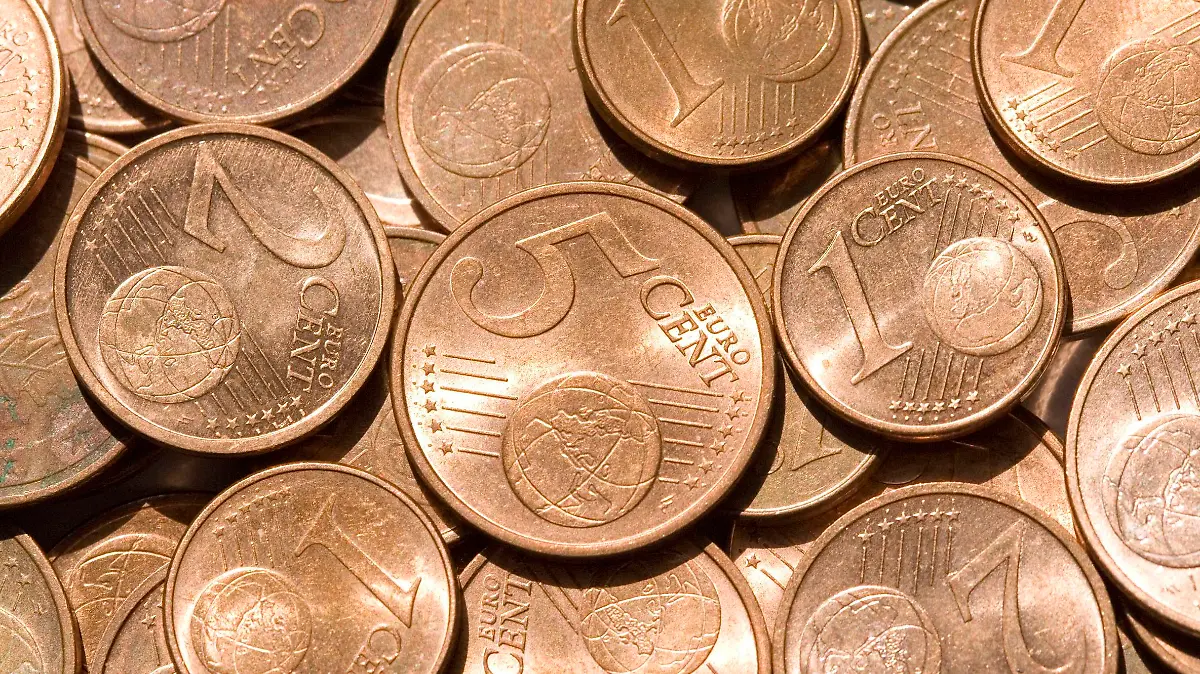 24.05.2013, 1, 2 und 5 Euro Cent Münzen.