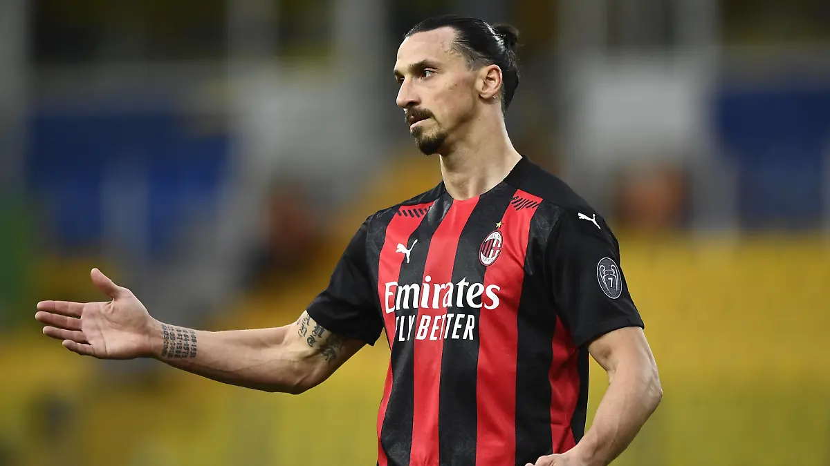 Parma 10/04/2021 - campionato di calcio serie A / Parma-Milan / foto Image nella foto: Zlatan Ibrahimovic PUBLICATIONxNOTxINxITA