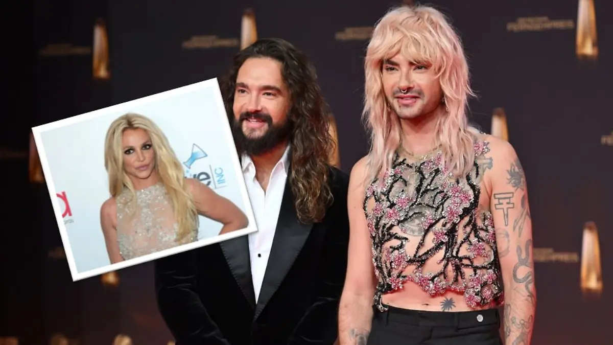 Tom und Bill Kaulitz kommen nicht auf Britney Spears’ Füße klar. 