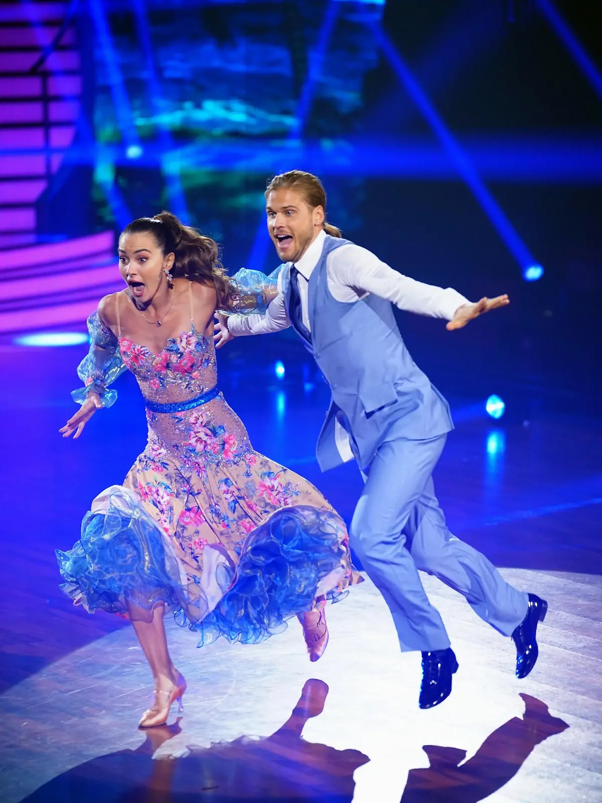 Rúrik Gíslason und Renata Lusin haben in der letzten Show wieder Gas gegeben.