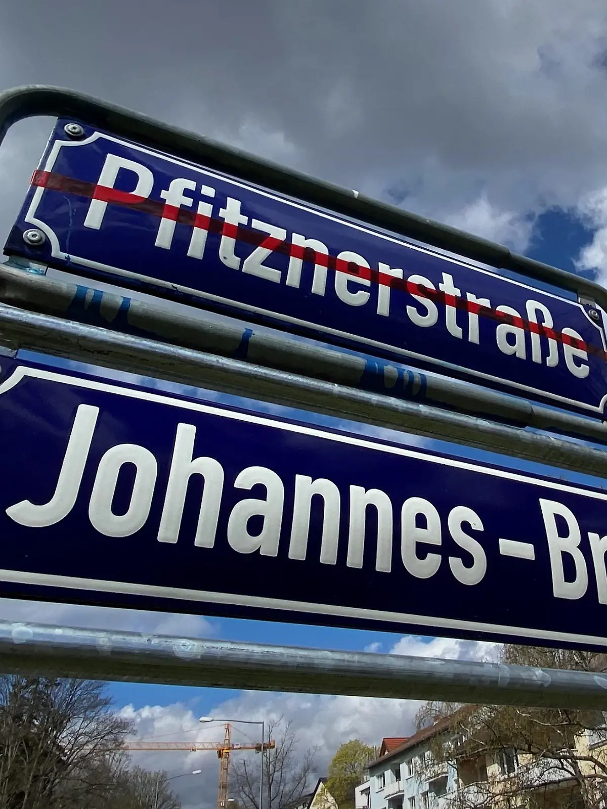 Die Pfitznerstraße in Wiesbaden heißt seit April 2021 Johannes Brahms-Straße