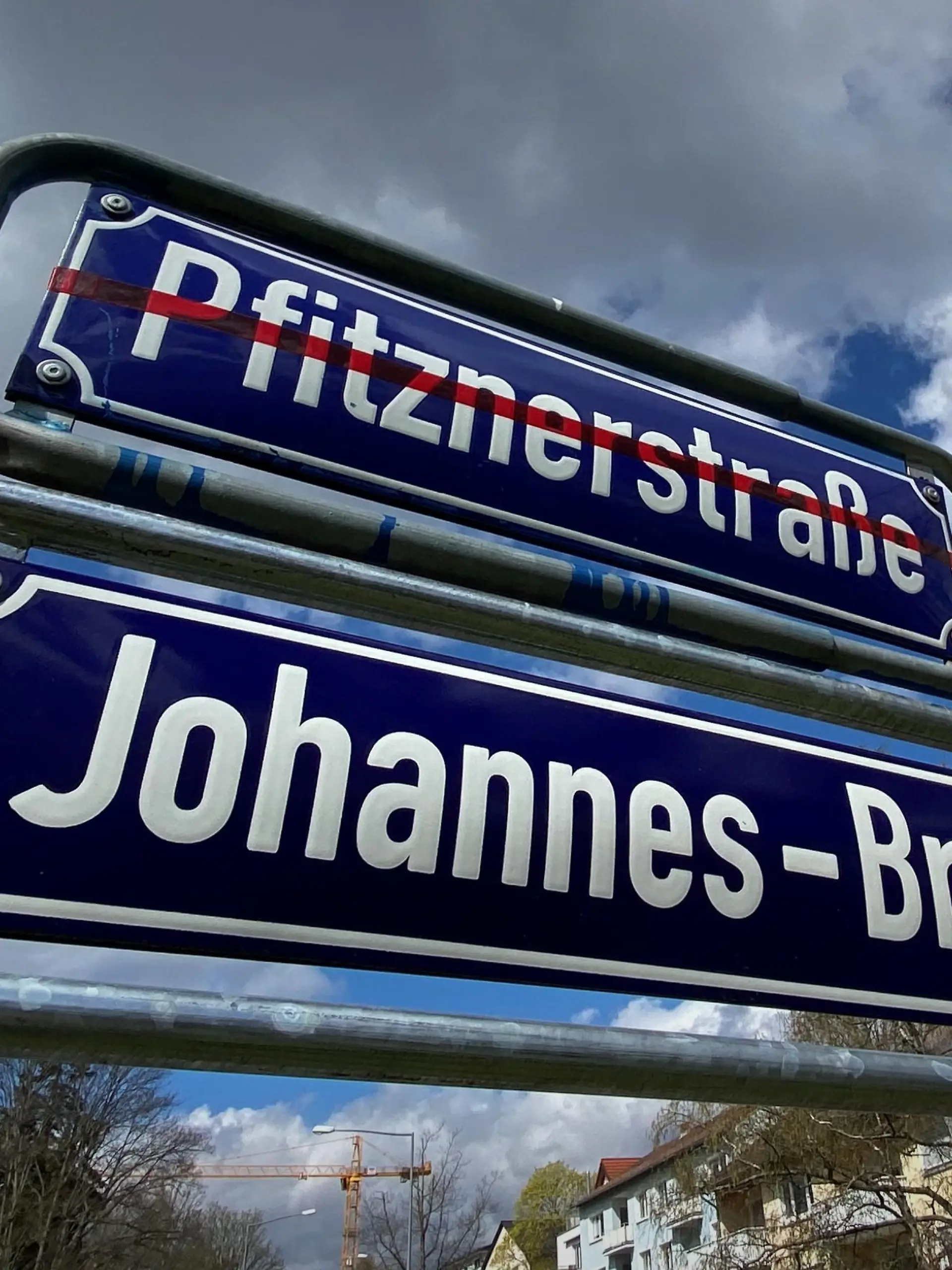 Die Pfitznerstraße in Wiesbaden heißt seit April 2021 Johannes Brahms-Straße