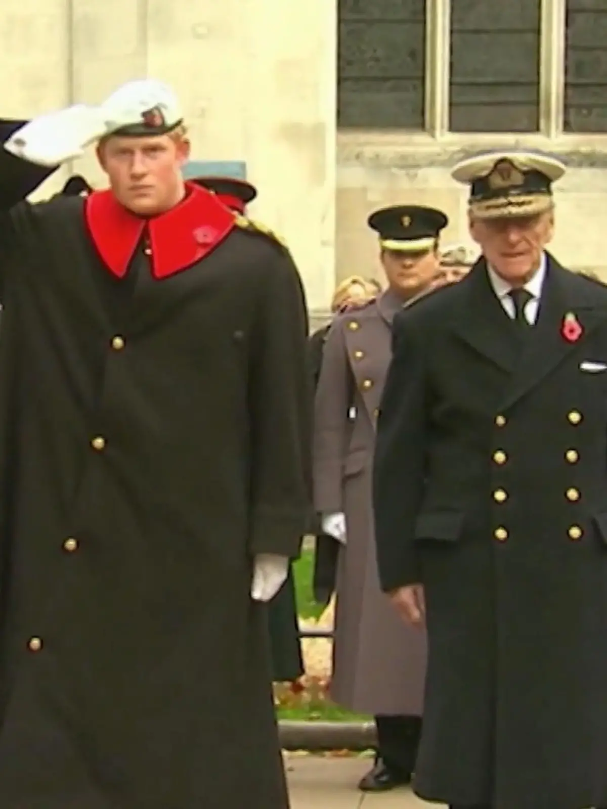 Prinz Harry an der Seite von Prinz Philip