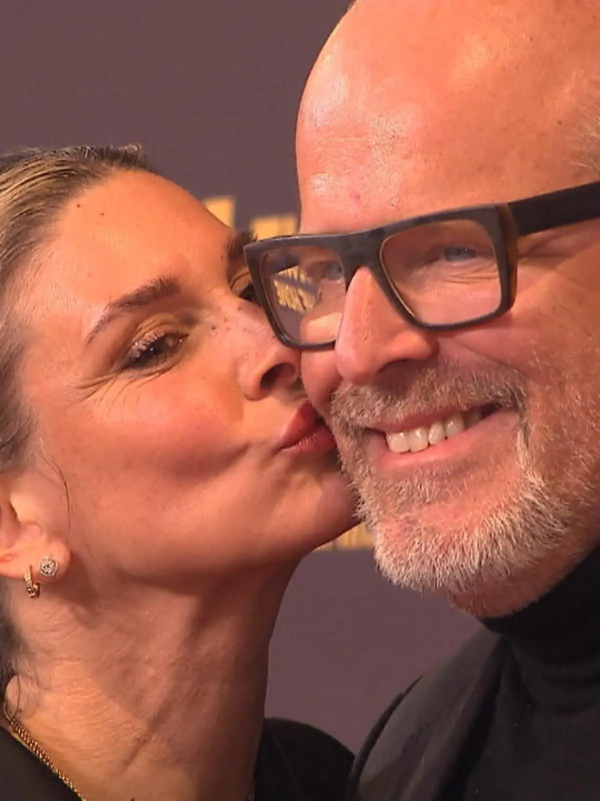 Claudelle Deckert mit ihrem Mann Peter Olsson.
