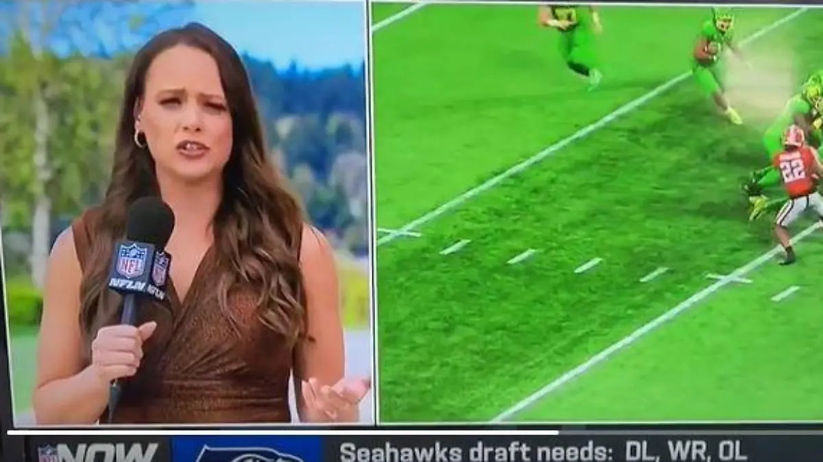 NFL-Reporterin mit schlüpfrigem Versprecher