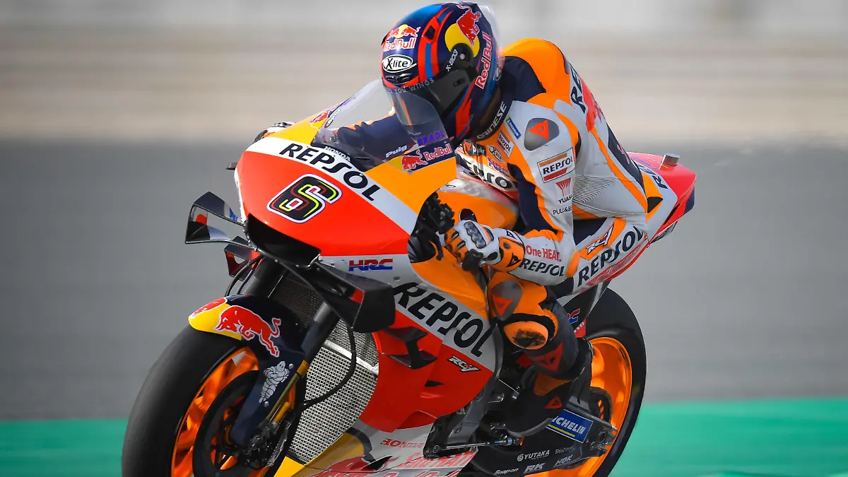 03.04.2021, Losail International Circuit, Doha, QAT, MotoGP, Grand Prix von Katar, Qualifying, im Bild 06 Stefan Bradl // during qualifying for the MotoGP from Qatar at the Losail International Circuit in Doha, Qatar on 2021/04/03. **** ONLY FOR GERFRAITAESPSUISSEGBR **** Doha *** 03 04 2021, Losail International Circuit, Doha, QAT, MotoGP, Qatar Grand Prix, Qualifying, pictured 06 Stefan Bradl during qualifying for the MotoGP from Qatar at the Losail International Circuit in Doha, Qatar on 2021 04 03 ONLY FOR GER FRA ITA ESP SUISSE GBR Doha PUBLICATIONxNOTxINxAUT EP_moto