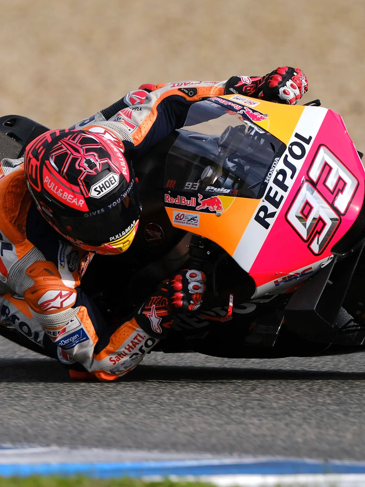  Entrenamientos de MotoGP en el circuito de Jerez. En la imagen, Marc Marquez. MotoGP test day at Jerez circuit. In this picture, Marc Marquez. PUBLICATIONxINxGERxAUTxHUNxONLY