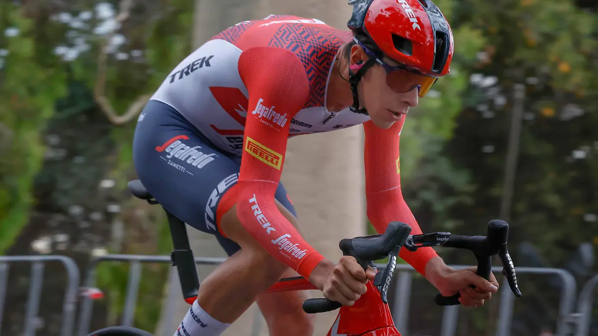 ROT // Antonio Tiberi (Italien / Team Trek - Segafredo) - Prolog in Adelaide - Santos Tour Down Under 2023 -