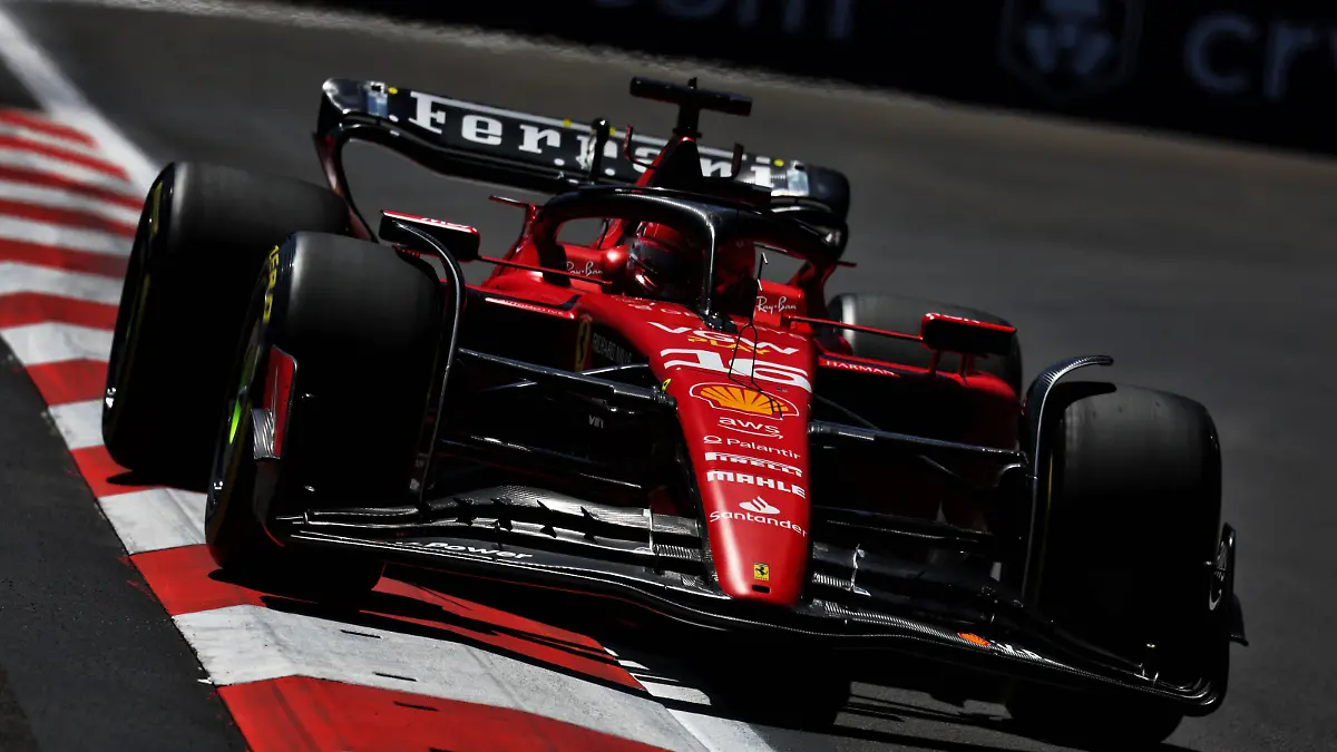 Azerbaijan Grand Prix - Sprint - Baku City Circuit. Charles Leclerc (MON) Ferrari SF-23. Formula 1 World Championship, Rd 4, Azerbaijan Grand Prix, Saturday 29th April 2023. Baku City Circuit, Azerbaijan. URN:71940096