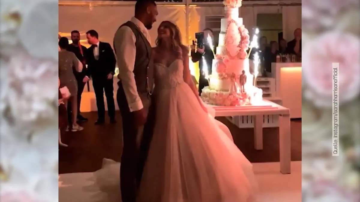 So schön war die Traumhochzeit von Sarah Harrison Sie heiratet ihren Dominic
