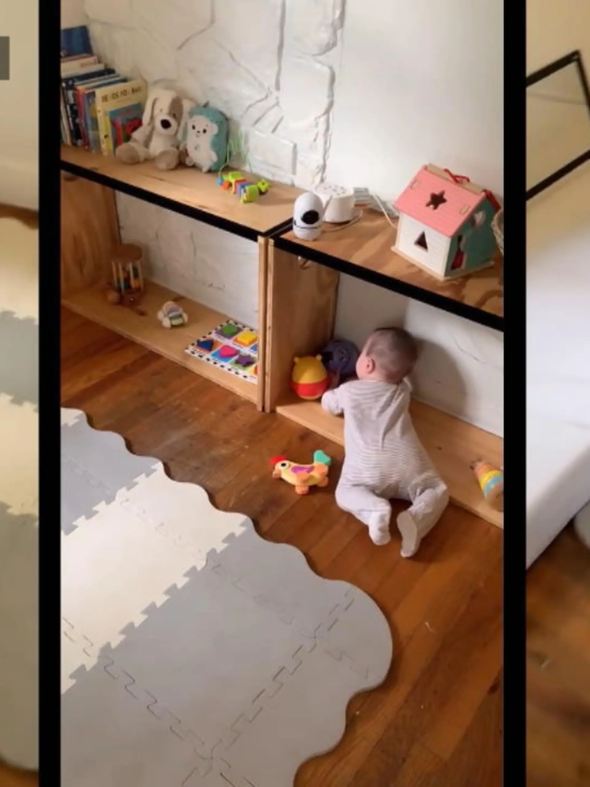 Mar Trujillo Gallardo lässt ihr acht Monate altes Baby auf einer Matratze auf dem Boden schlafen. Ihre Tochter soll so unabhängig werden. Kann das funktionieren?