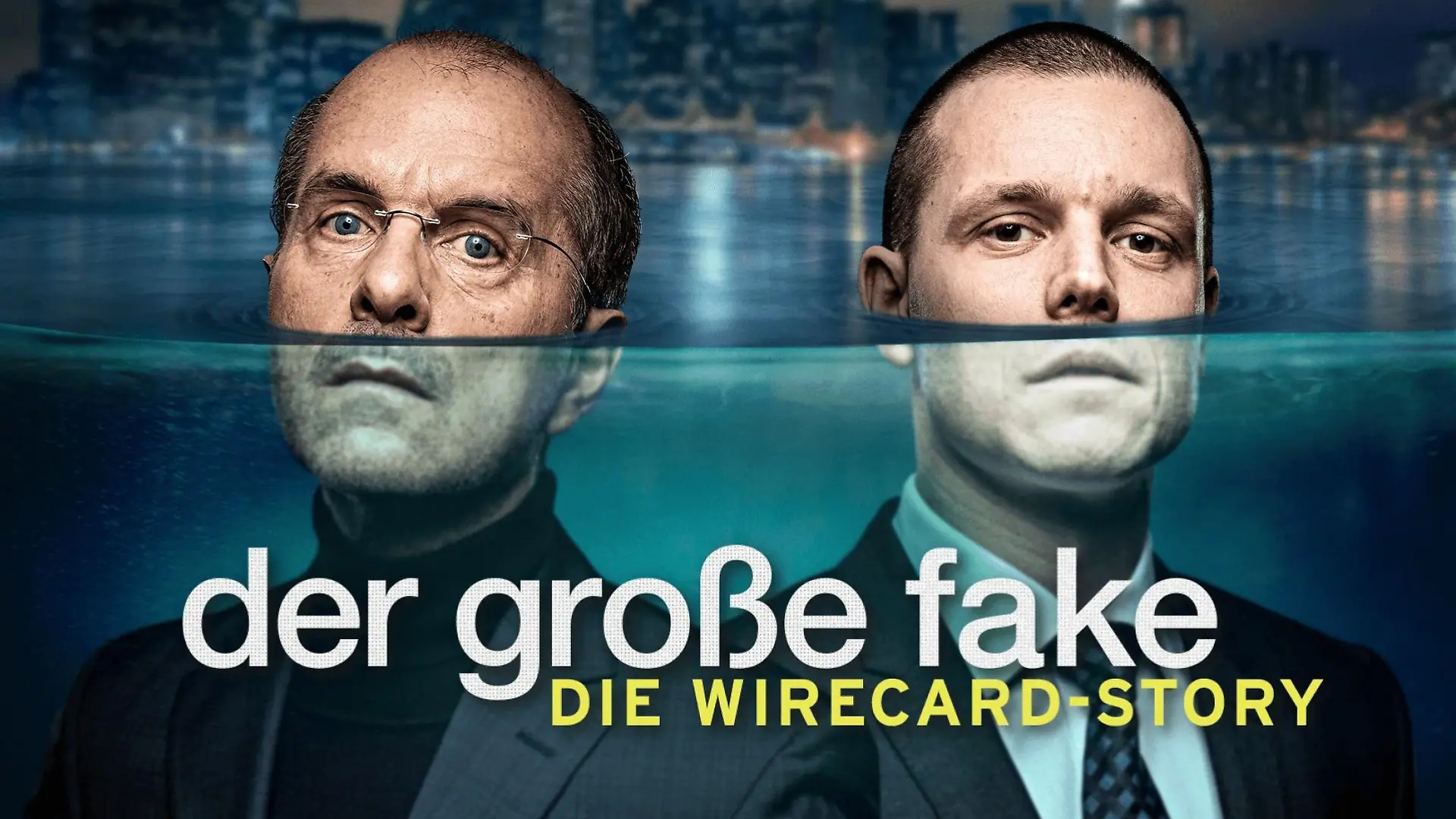 "Der große Fake - Die Wirecard Story" mit Christoph Maria Herbst und Franz Hartwig.
