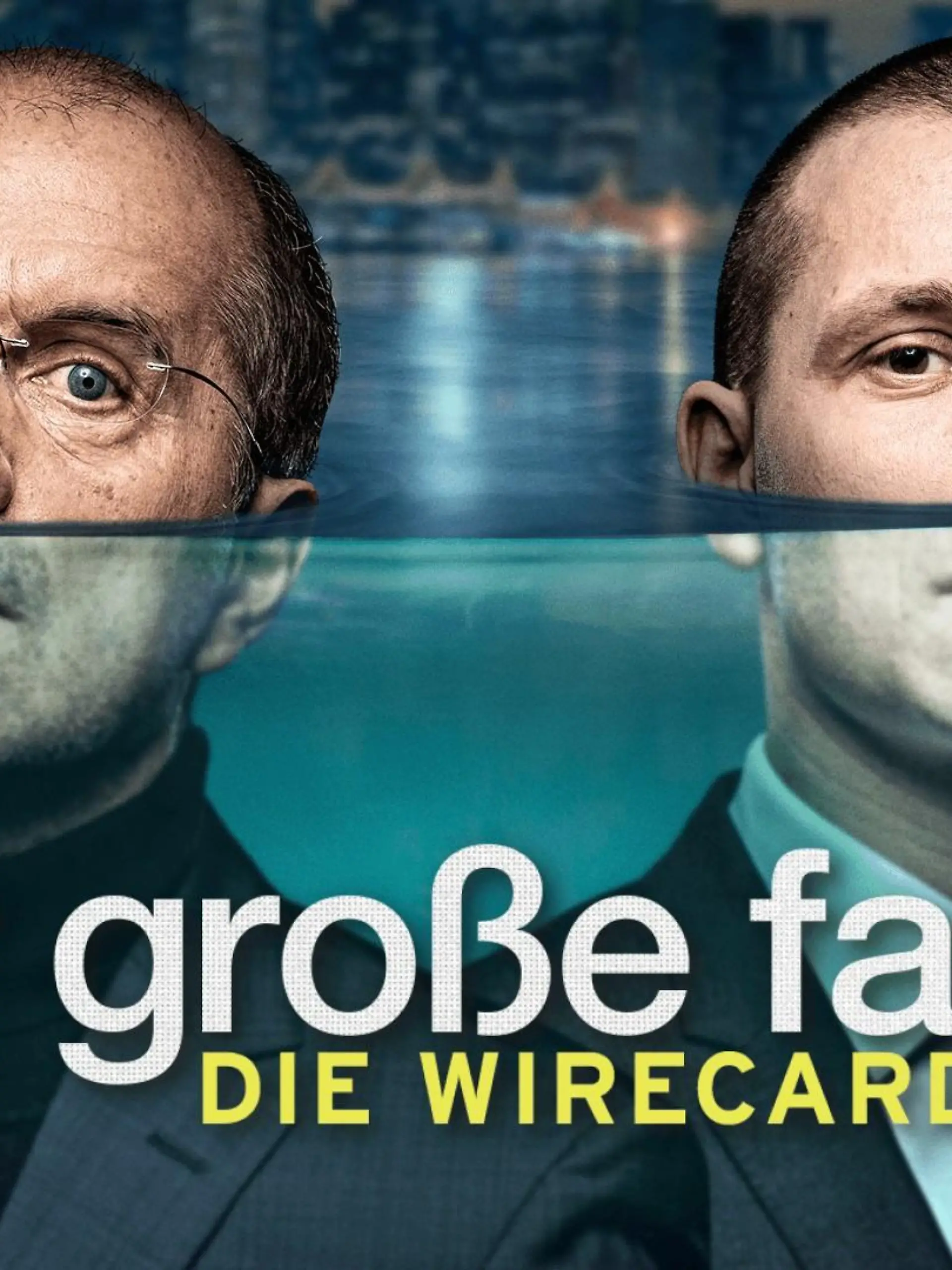"Der große Fake - Die Wirecard Story" mit Christoph Maria Herbst und Franz Hartwig.
