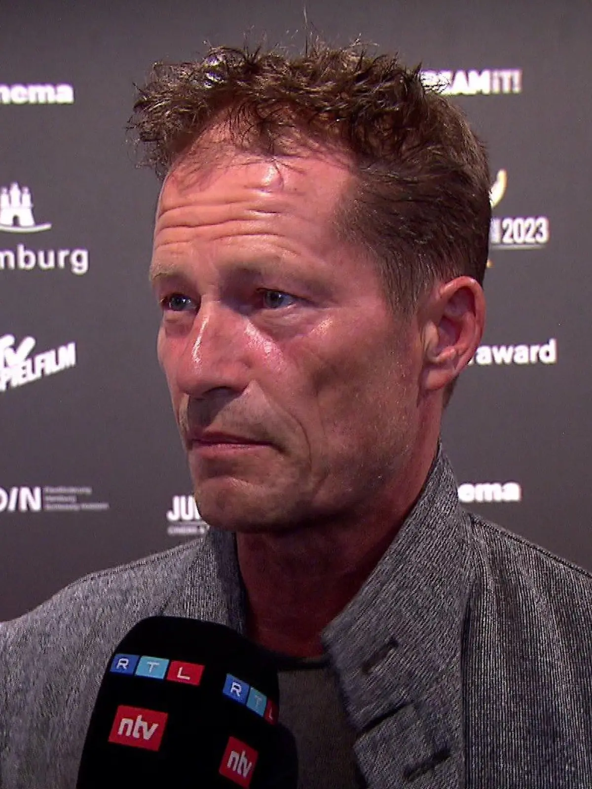 Til Schweiger im RTL-Interview bei den Jupiter Awards in Hamburg.