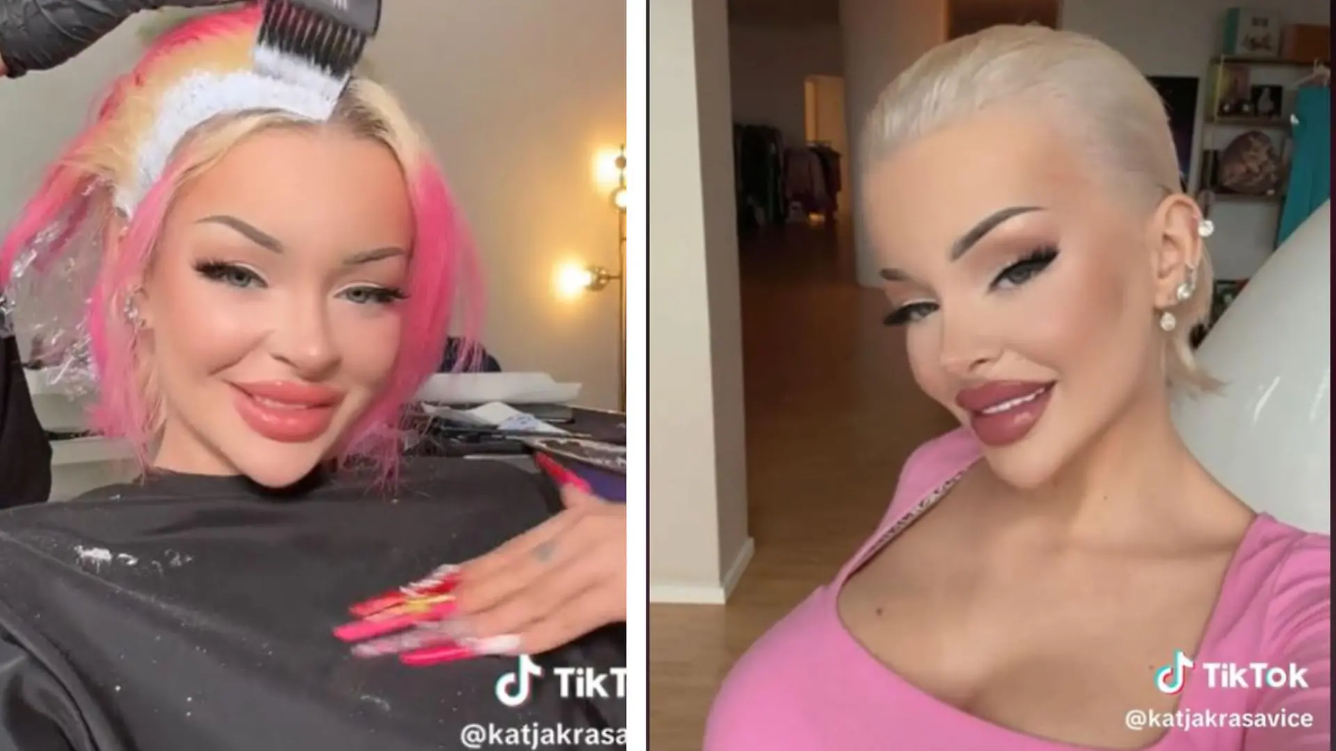 Katja Krasavice wagt ein haariges Makeover.