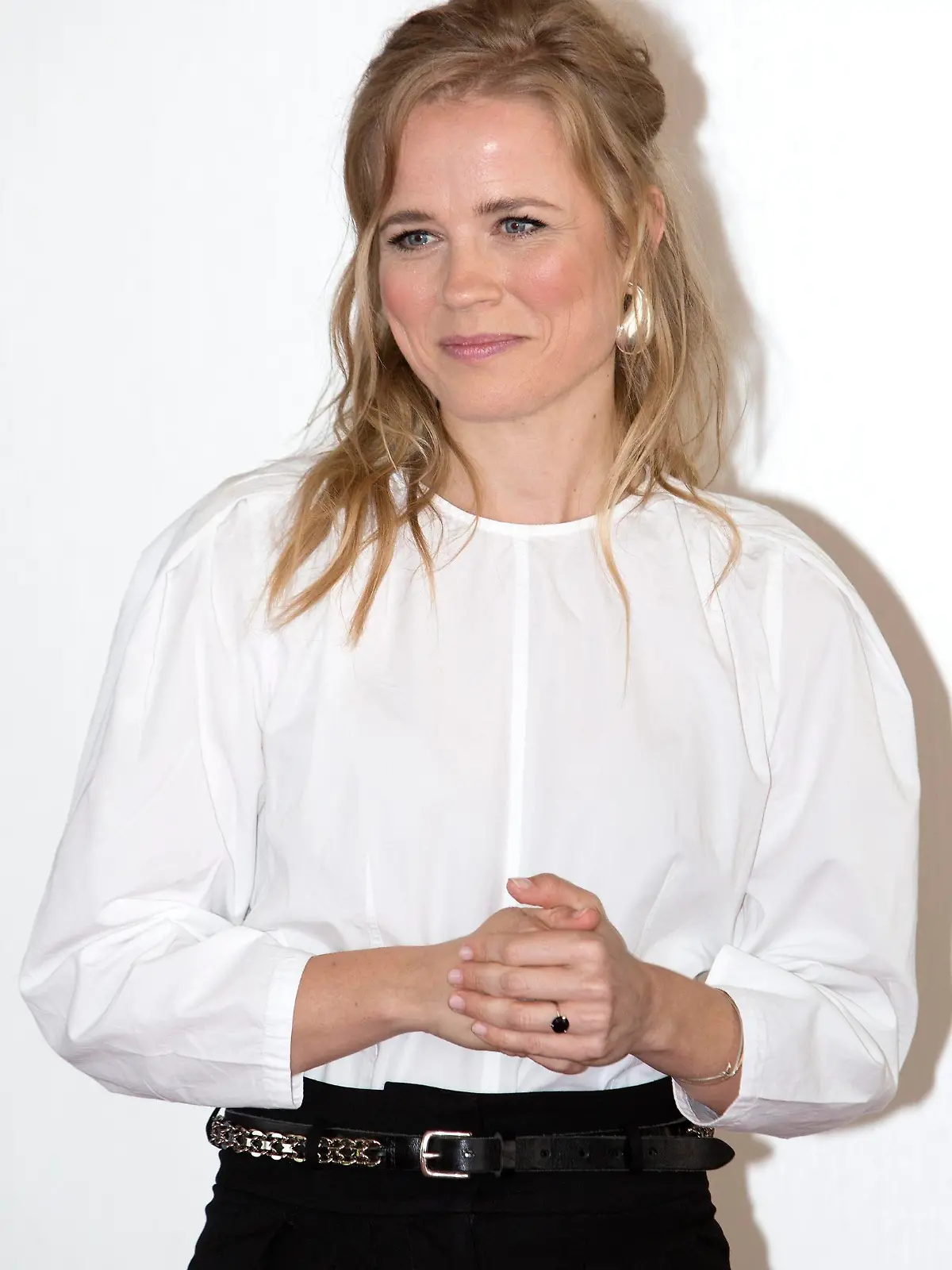 Ilse de Lange(singer) at the theater De Tamboer in Hoogeveen, on June 20, 2019, to attend the signing of the local cooperation agreement on music education in the province of Drenthe, this Drenthe Music Agreement is part of the More Music in Classroom program Photo : Albert Ph van der Werf / Netherlands OUT / Point de Vue OUT