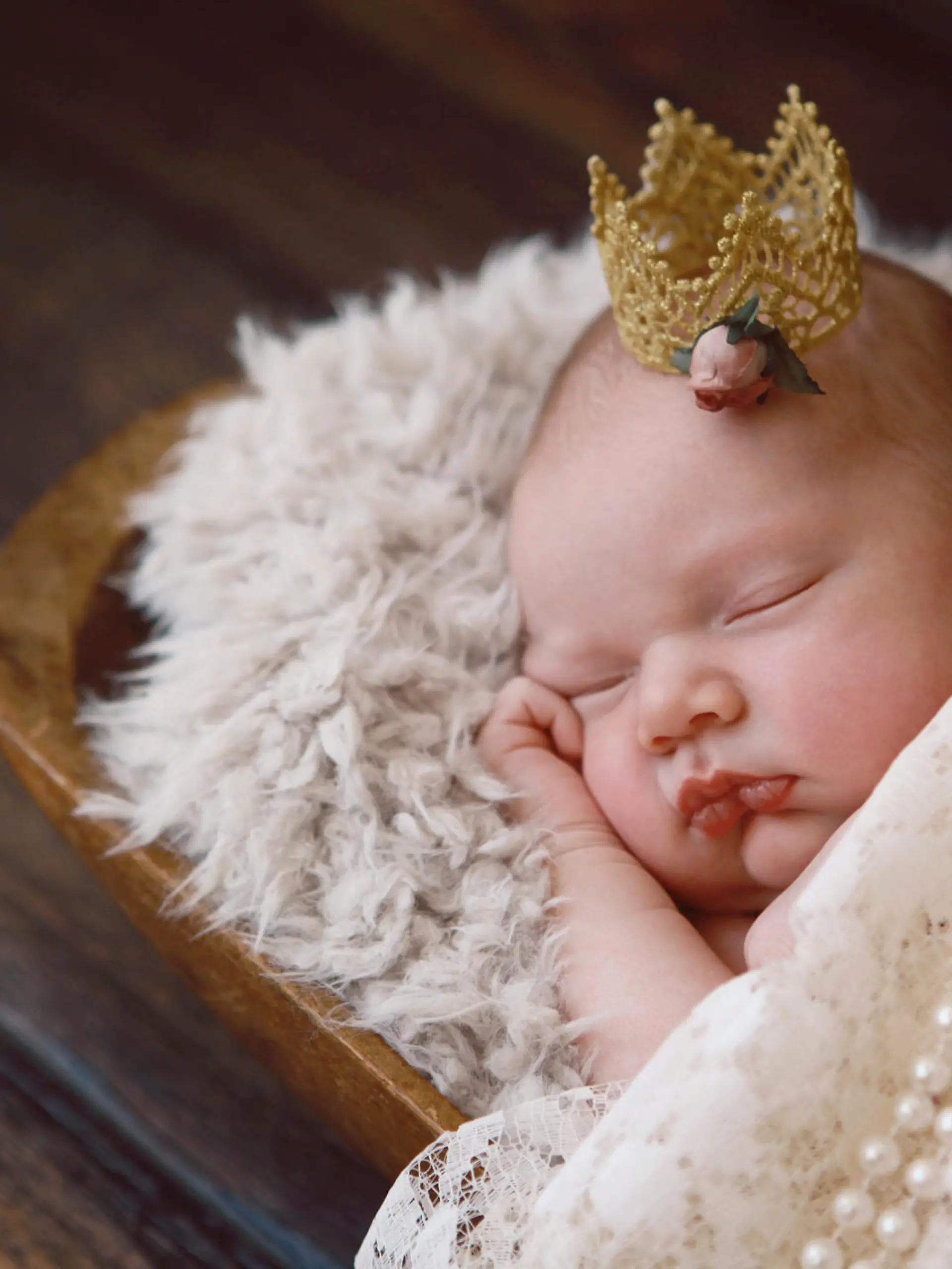 Baby mit Krone