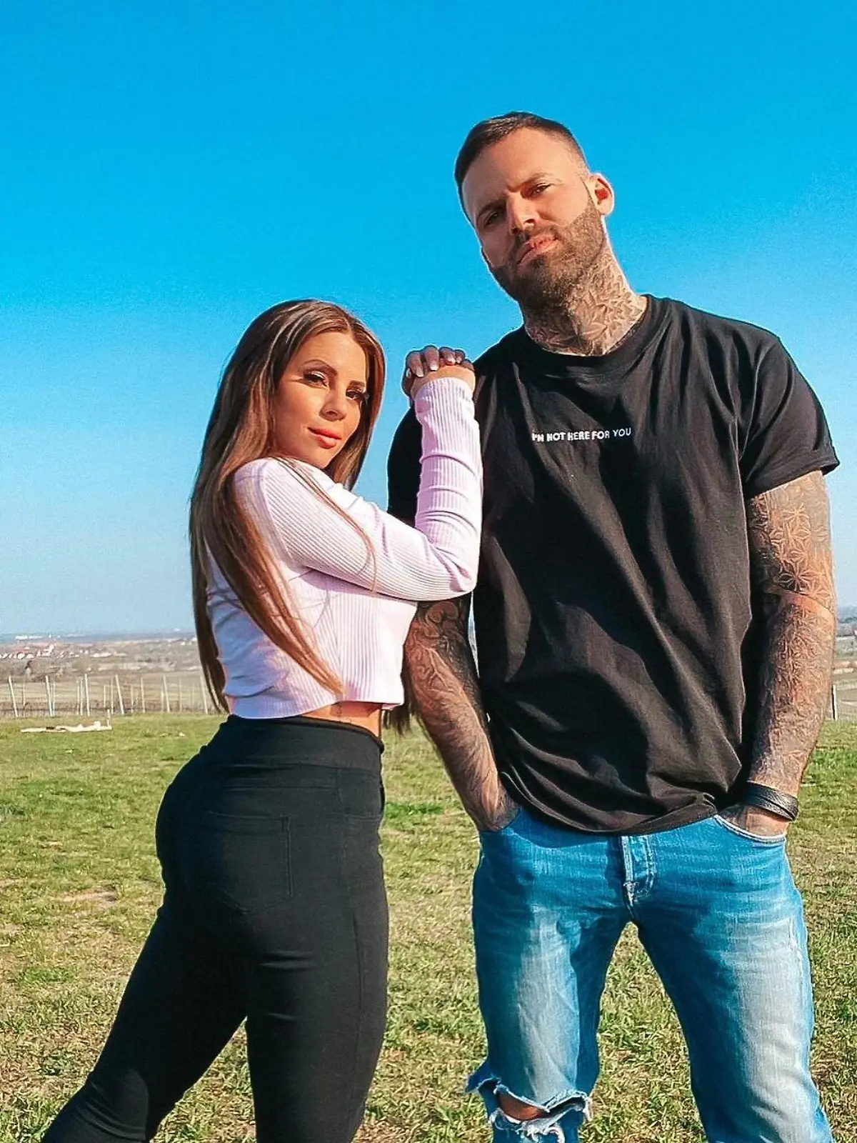 Jenny Frankhauser mit ihrem Freund Steffen König