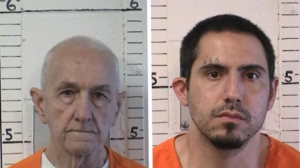 Mugshots von Roger Kibbe und Jason B.