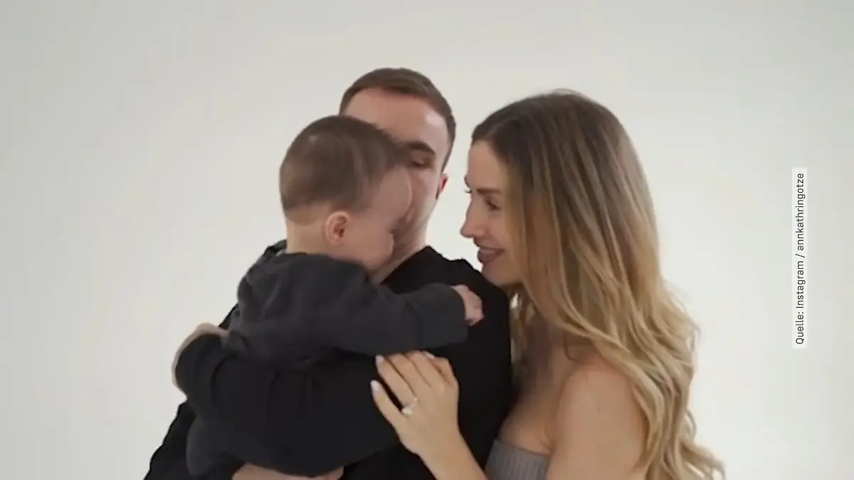 Jetzt sieht man, wem ihr Sohn Rome mehr ähnelt Mario & Ann-Kathrin Götze