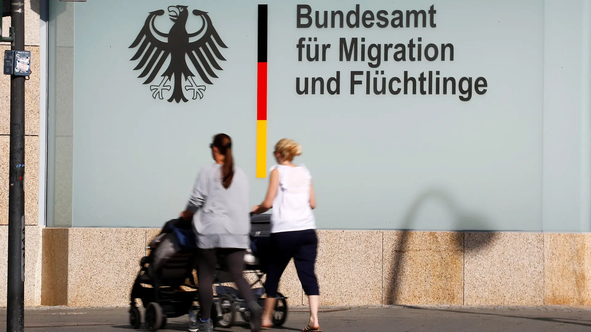 An office building of the Federal Office for Migration and Refugees (BAMF) is pictured in Berlin, Germany May 24, 2018. REUTERS/Fabrizio Bensch