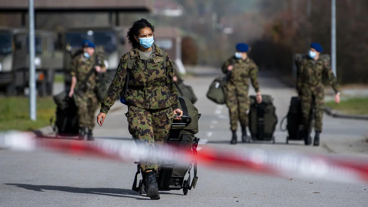 Reservistinnen der Schweizer Armee