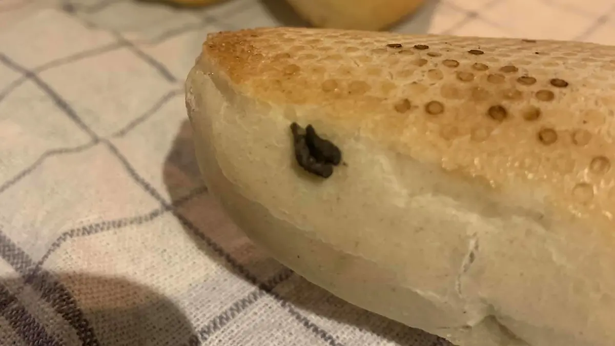 Brötchen mit Nagerkot