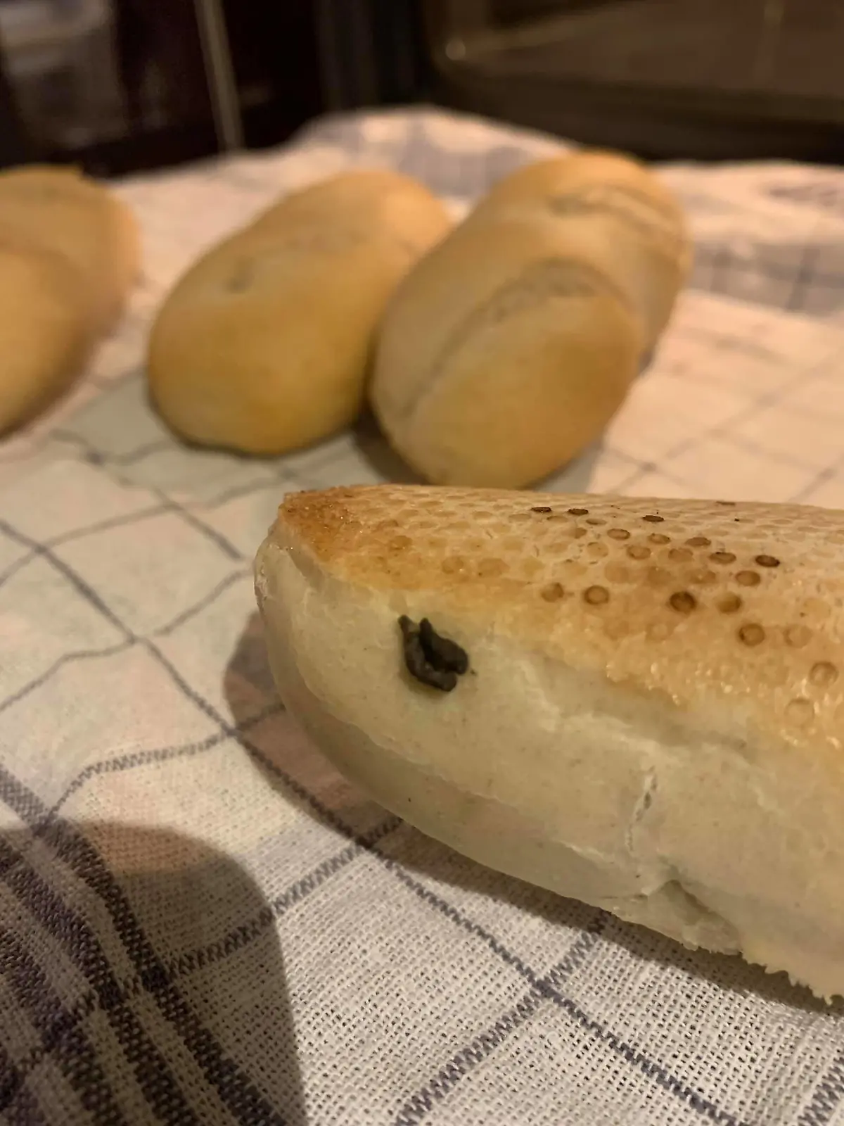 Brötchen mit Nagerkot