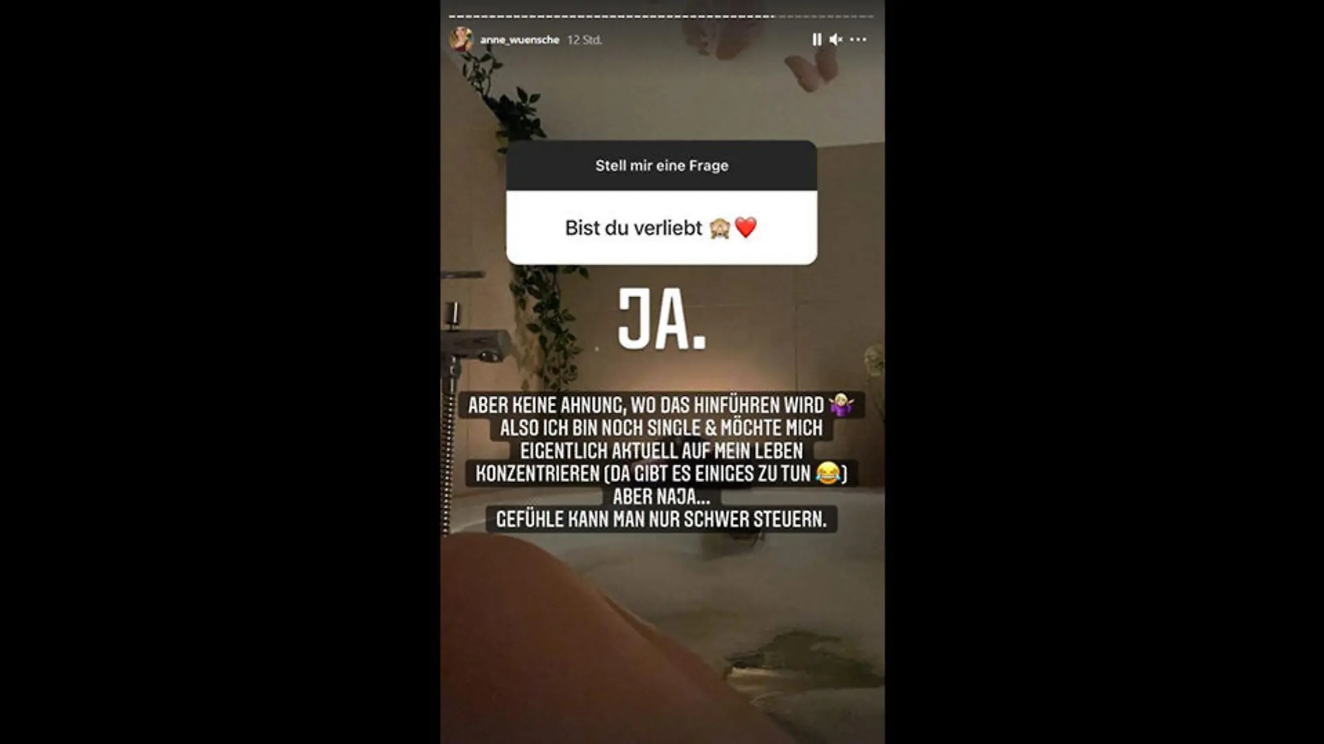 EX-BTN-Star Anne Wünsche ist verliebt